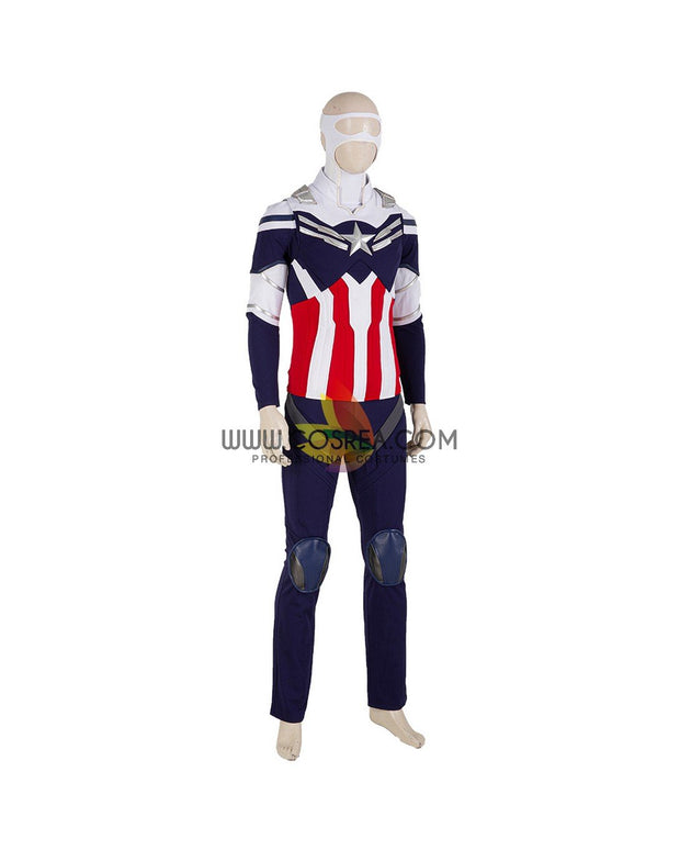 Cosrea Marvel Universe The Falcon And Winter Soldier TV Series Uniform Fabric Version Cosplay Costume