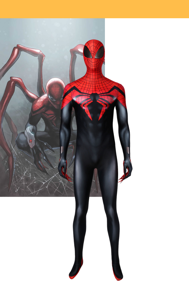 Cosrea Marvel Universe The Ultimate Spiderman Comic Version Digital Printed Cosplay Costume