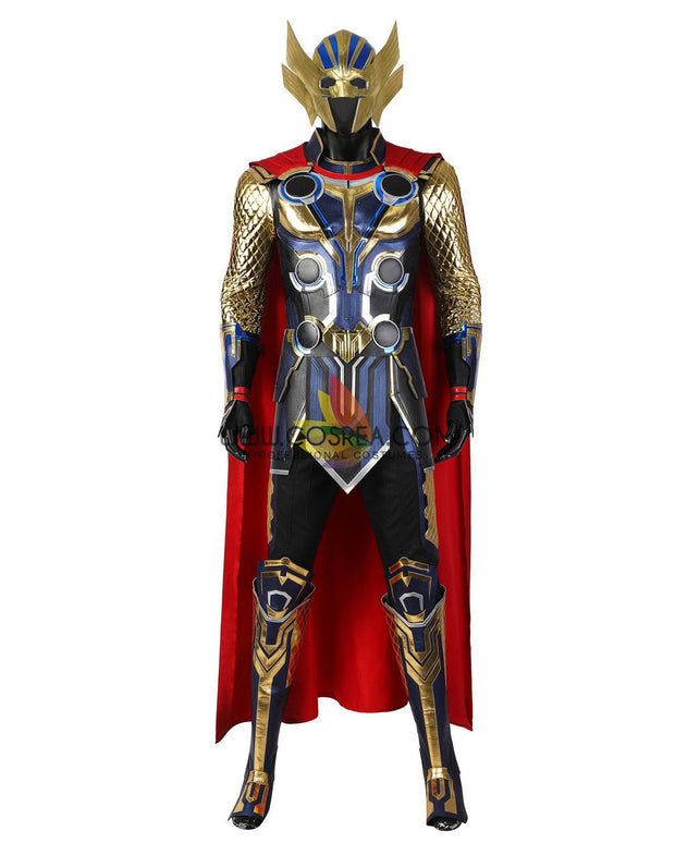 Cosrea Marvel Universe Thor Love and Thunder Custom PU Leather Cosplay Costume