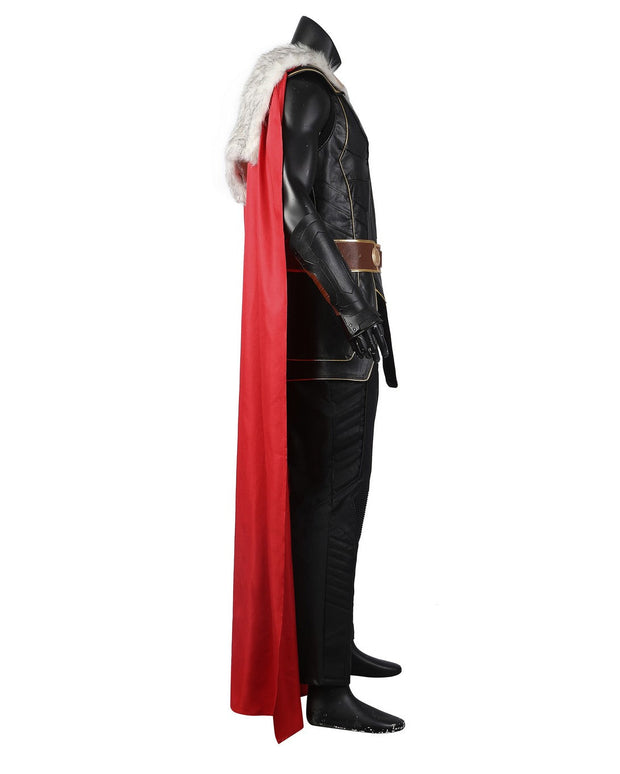 Cosrea Marvel Universe Thor Love and Thunder Faux Fur Cape Version Cosplay Costume