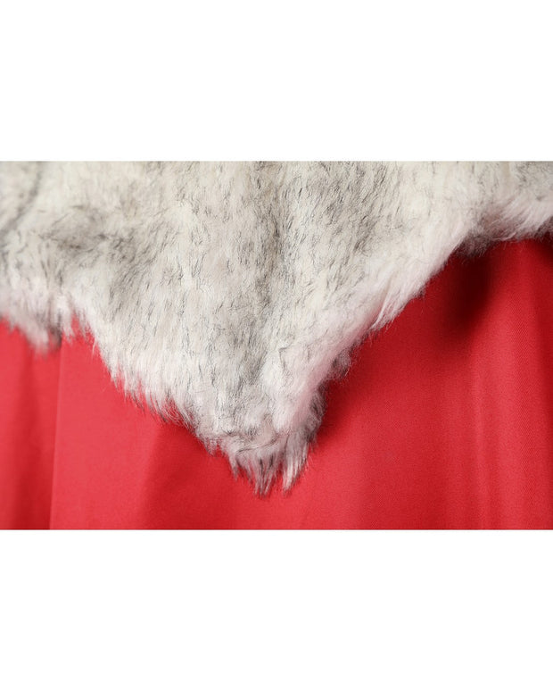 Cosrea Marvel Universe Thor Love and Thunder Faux Fur Cape Version Cosplay Costume