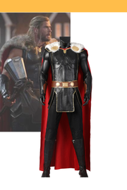 Cosrea Marvel Universe Thor Love and Thunder Faux Fur Cape Version Cosplay Costume
