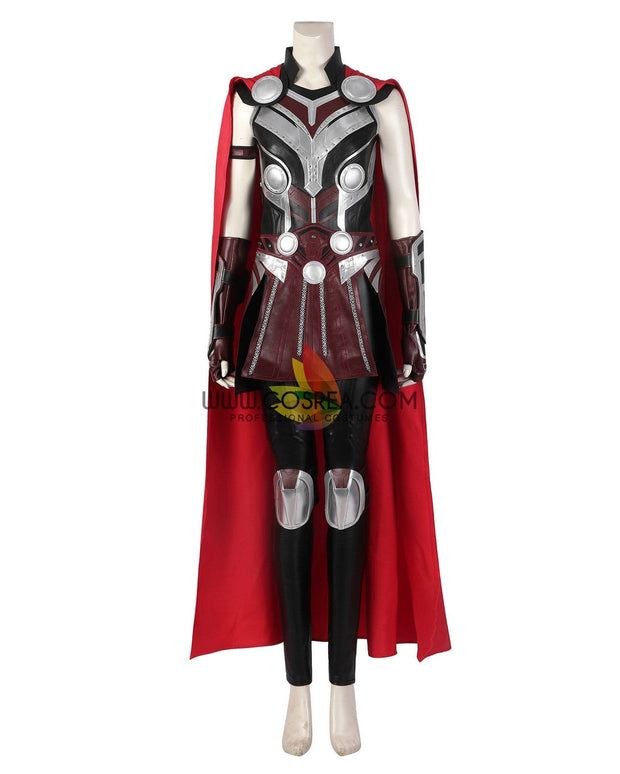Cosrea Marvel Universe Thor Love and Thunder Jane Foster Custom PU Leather Cosplay Costume