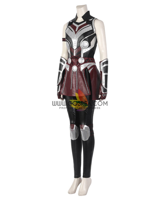 Cosrea Marvel Universe Thor Love and Thunder Jane Foster Custom PU Leather Cosplay Costume