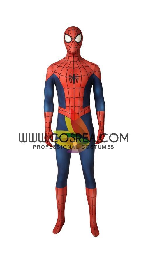 Cosrea Marvel Universe Ultimate Spiderman Cosplay Costume