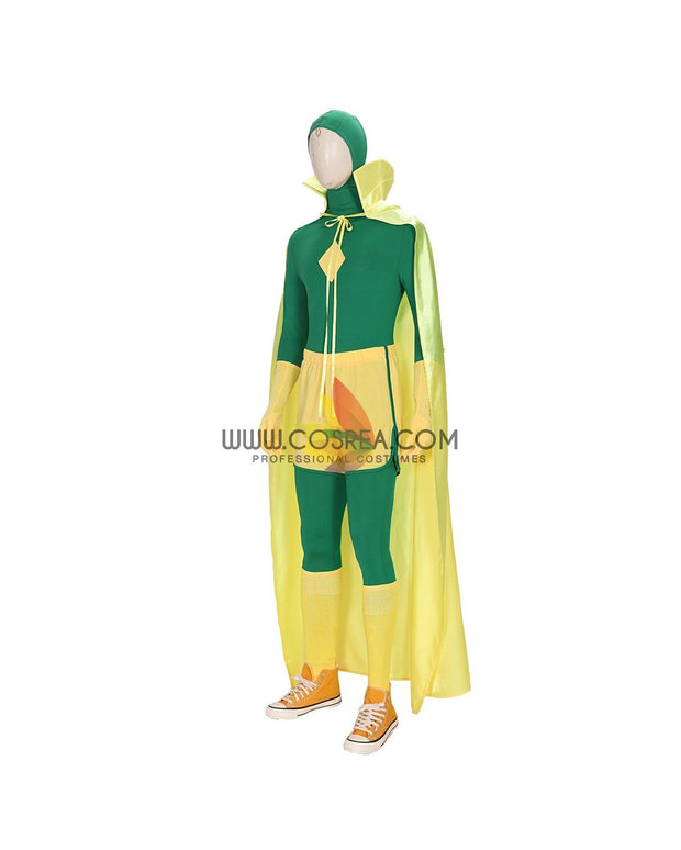 Cosrea Marvel Universe Vision Halloween Wanda And Vision TV Series Cosplay Costume