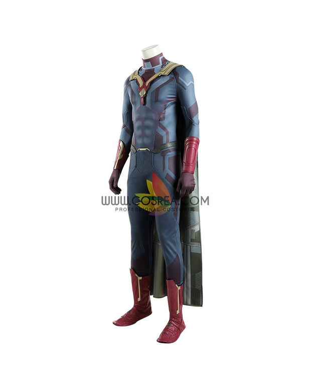 Cosrea Marvel Universe Vision Infinity War Cosplay Costume