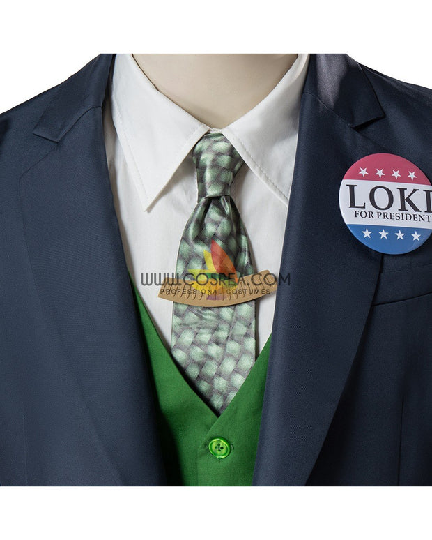 Cosrea Marvel Universe Vote Loki Cosplay Costume