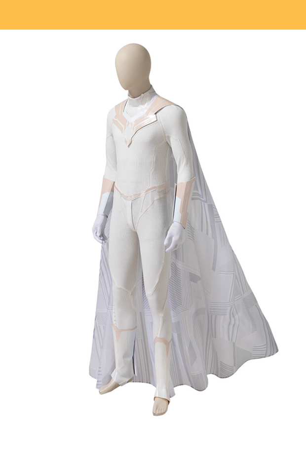 Cosrea Marvel Universe White Vision Cosplay Costume