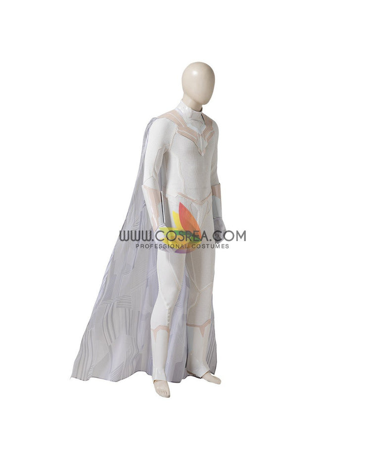 Cosrea Marvel Universe White Vision Cosplay Costume