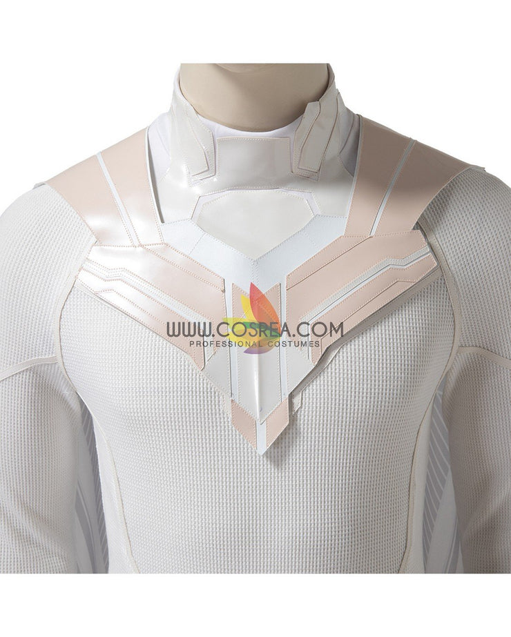 Cosrea Marvel Universe White Vision Cosplay Costume