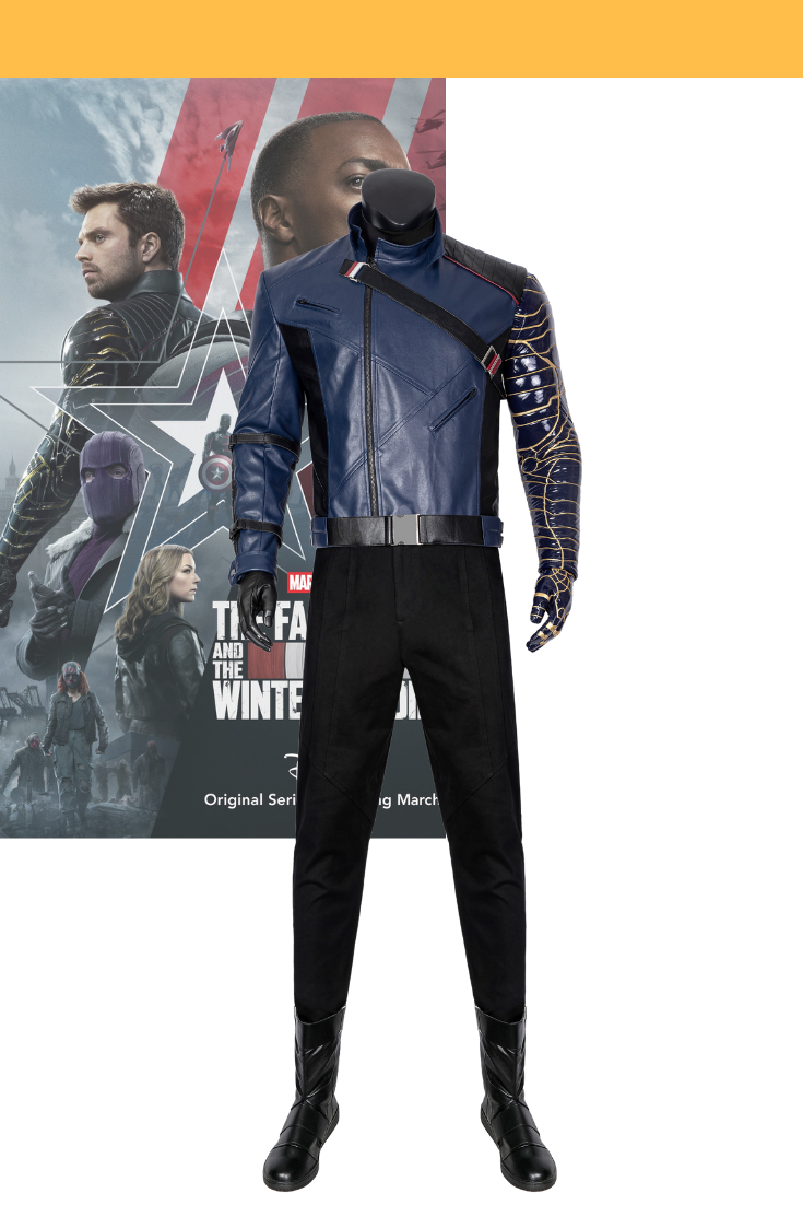 Winter Soldier The Falcon and Winter Soldier TV Series Cosplay Costume Without Boots Winter Soldier The Falcon and Winter Soldier TV Series Cosplay Costume Without Boots