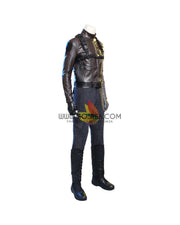Cosrea Marvel Universe Winter Soldier The Falcon And Winter Soldier TV Series Full PU Leather Version Cosplay Costume