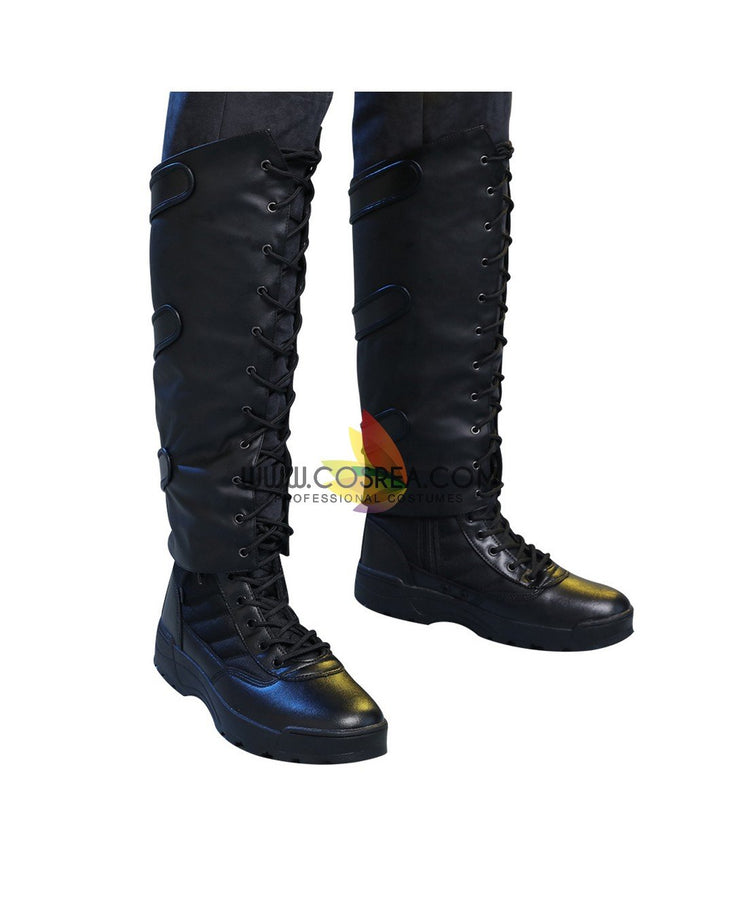 Cosrea Marvel Universe Winter Soldier The Falcon And Winter Soldier TV Series Full PU Leather Version Cosplay Costume