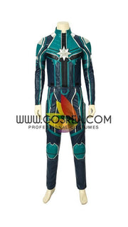 Yon Rogg Star Force Captain Marvel PU Leather Cosplay Costume
