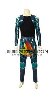 Cosrea Marvel Universe Yon Rogg Star Force Captain Marvel PU Leather Cosplay Costume