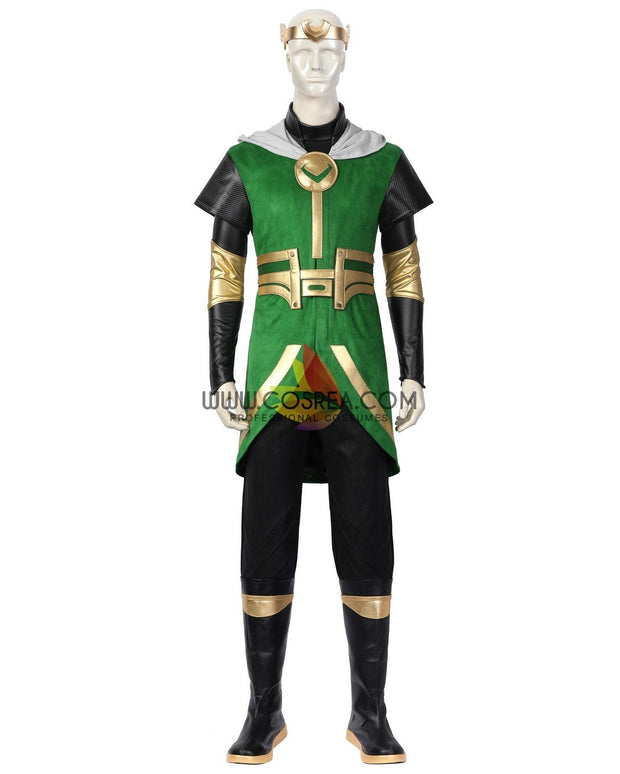 Cosrea Marvel Universe Young Loki TV Series Cosplay Costume