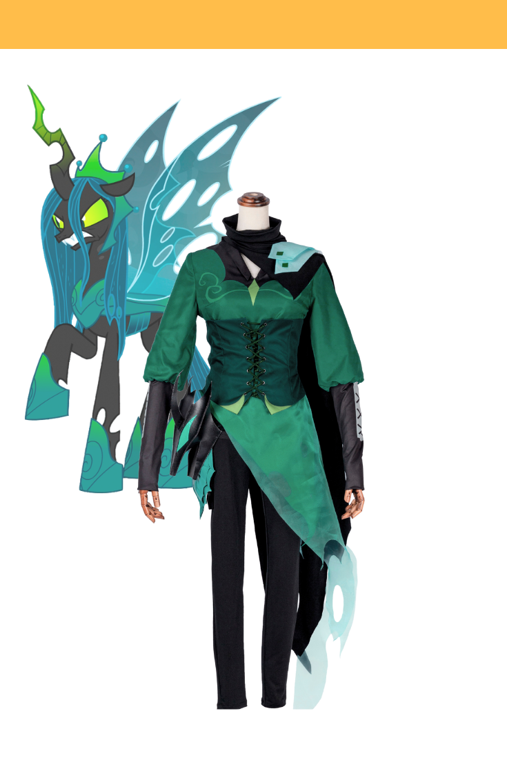 Cosrea P-T My Little Pony Queen Chrysalis Cosplay Costume