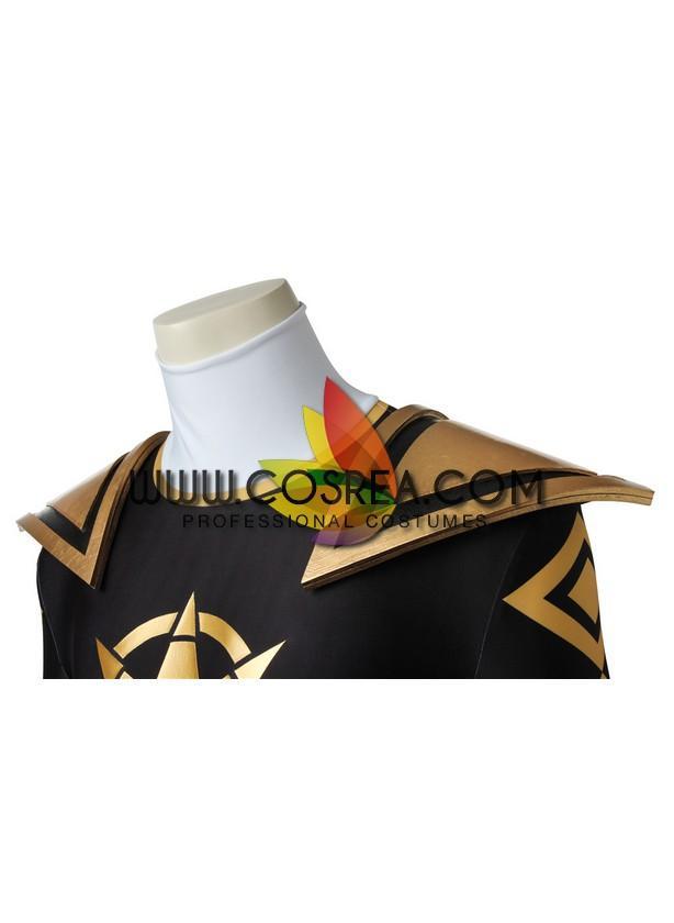 Cosrea P-T Power Rangers Dino Thunder Black Ranger Cosplay Costume