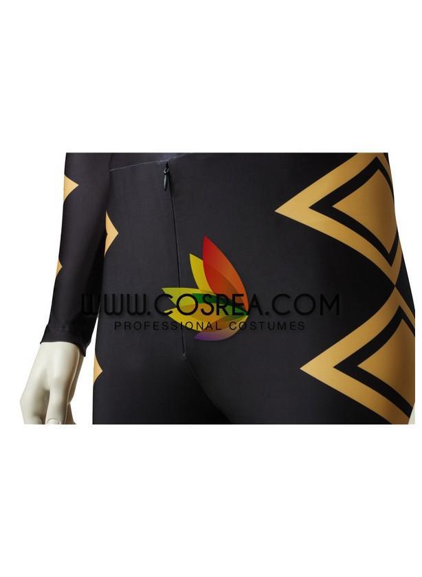 Cosrea P-T Power Rangers Dino Thunder Black Ranger Cosplay Costume