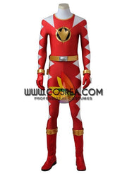 Cosrea P-T Power Rangers Dino Thunder Red Ranger Cosplay Costume