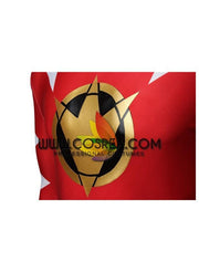 Cosrea P-T Power Rangers Dino Thunder Red Ranger Cosplay Costume