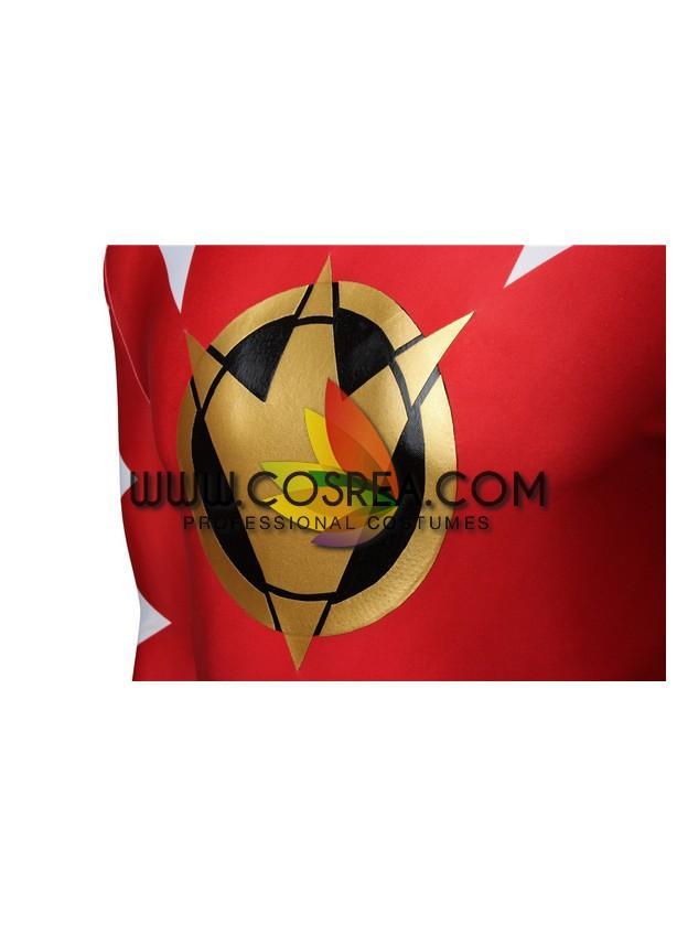 Cosrea P-T Power Rangers Dino Thunder Red Ranger Cosplay Costume