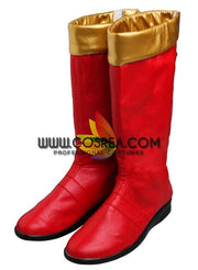 Cosrea P-T Power Rangers Dino Thunder Red Ranger Cosplay Costume