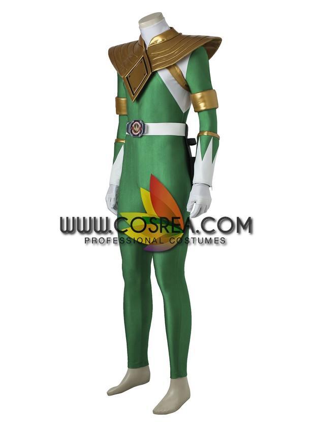 Power Rangers Kyoryu Sentai Green Ranger Cosplay Costume - Cosrea Cosplay