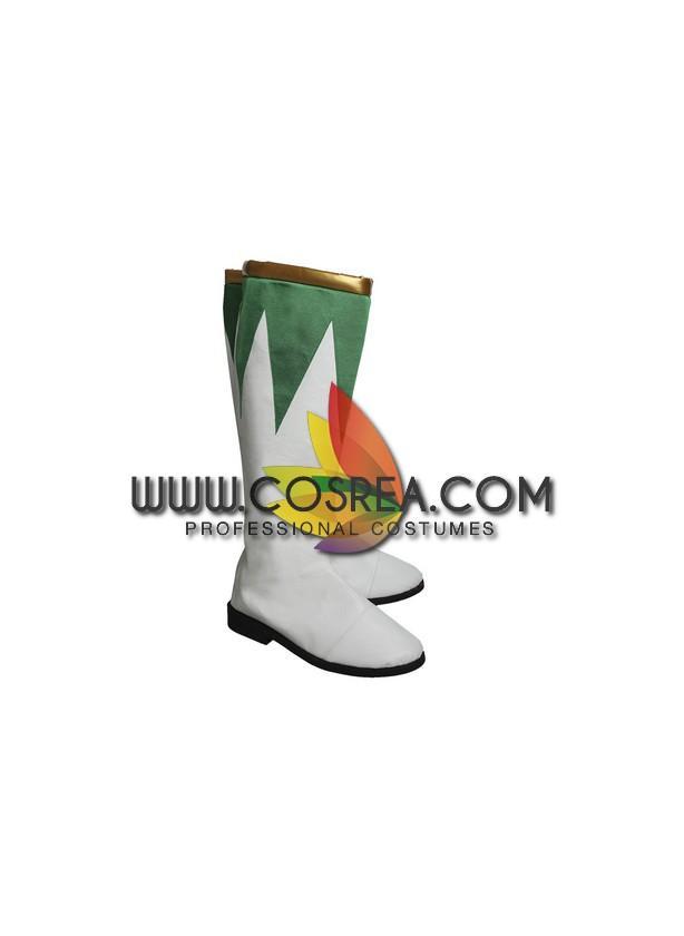 Cosrea P-T Power Rangers Kyoryu Sentai Green Ranger Cosplay Costume