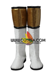 Cosrea P-T Power Rangers Kyoryu Sentai White Ranger Cosplay Costume