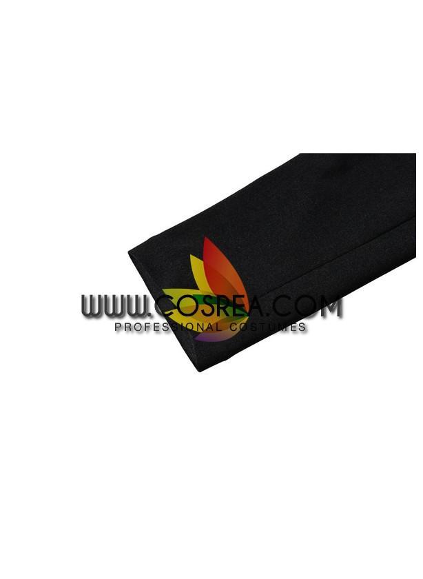 Cosrea P-T Power Rangers Mighty Morphin Black Ranger Cosplay Costume