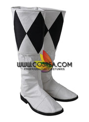 Cosrea P-T Power Rangers Mighty Morphin Black Ranger Cosplay Costume