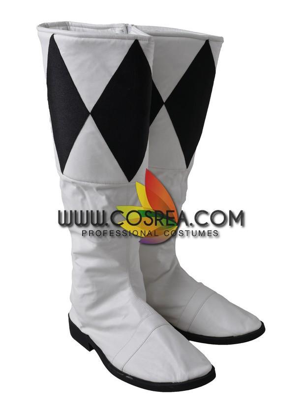 Cosrea P-T Power Rangers Mighty Morphin Black Ranger Cosplay Costume