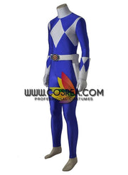 Cosrea P-T Power Rangers Mighty Morphin Blue Ranger Cosplay Costume