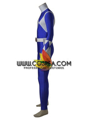 Cosrea P-T Power Rangers Mighty Morphin Blue Ranger Cosplay Costume