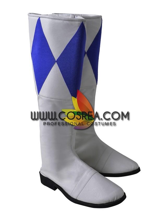 Cosrea P-T Power Rangers Mighty Morphin Blue Ranger Cosplay Costume