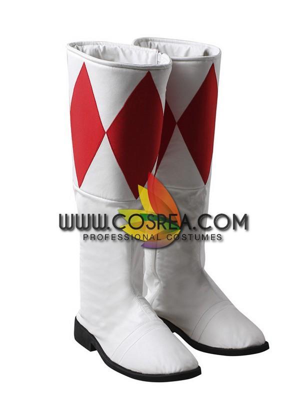 Cosrea P-T Power Rangers Mighty Morphin Red Ranger Cosplay Costume