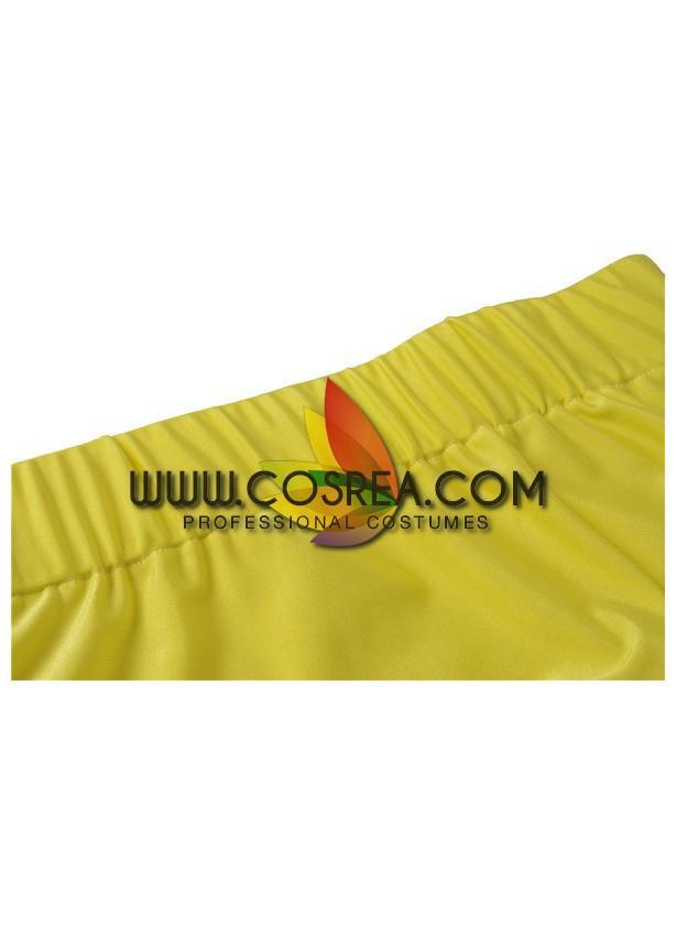 Cosrea P-T Power Rangers Mighty Morphin Yellow Ranger Cosplay Costume