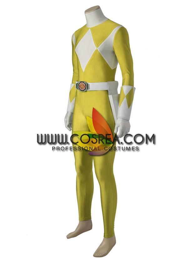 Cosrea P-T Power Rangers Zyuranger Yellow Ranger Cosplay Costume