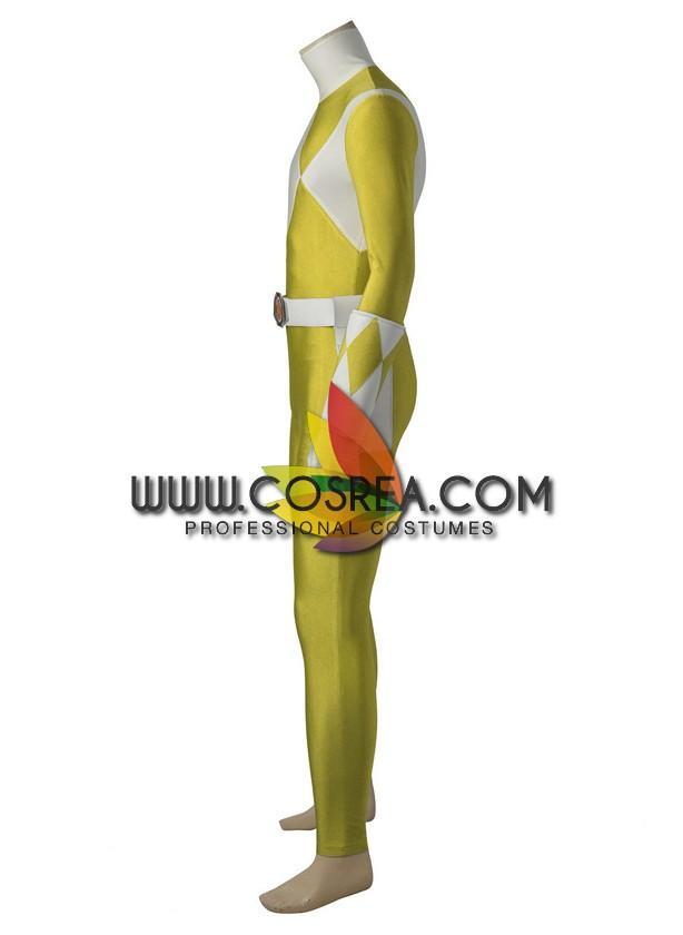 Cosrea P-T Power Rangers Zyuranger Yellow Ranger Cosplay Costume