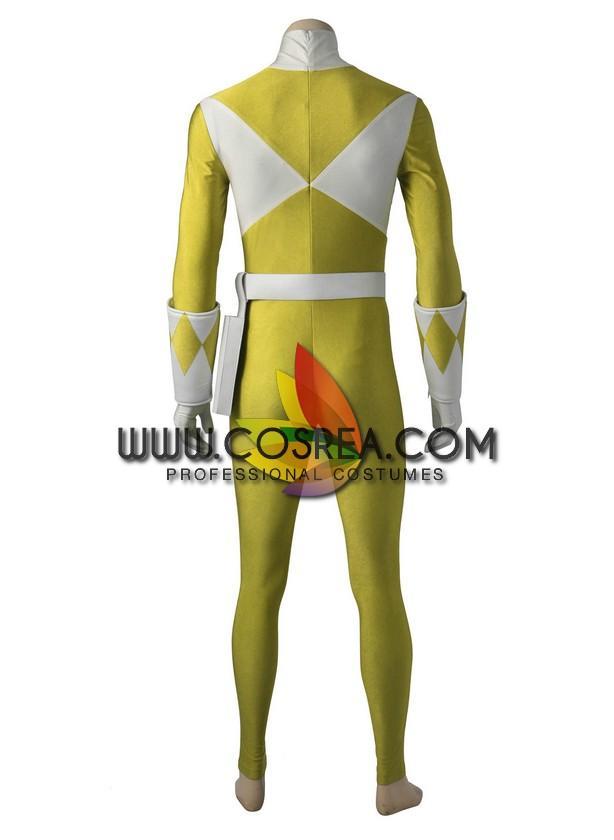 Cosrea P-T Power Rangers Zyuranger Yellow Ranger Cosplay Costume