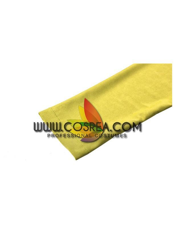 Cosrea P-T Power Rangers Zyuranger Yellow Ranger Cosplay Costume