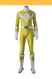 Cosrea P-T Power Rangers Zyuranger Yellow Ranger Cosplay Costume