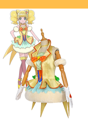 Cosrea P-T Pretty Cure Cure Sparkle Hinata Hiramitsu Cosplay Costume