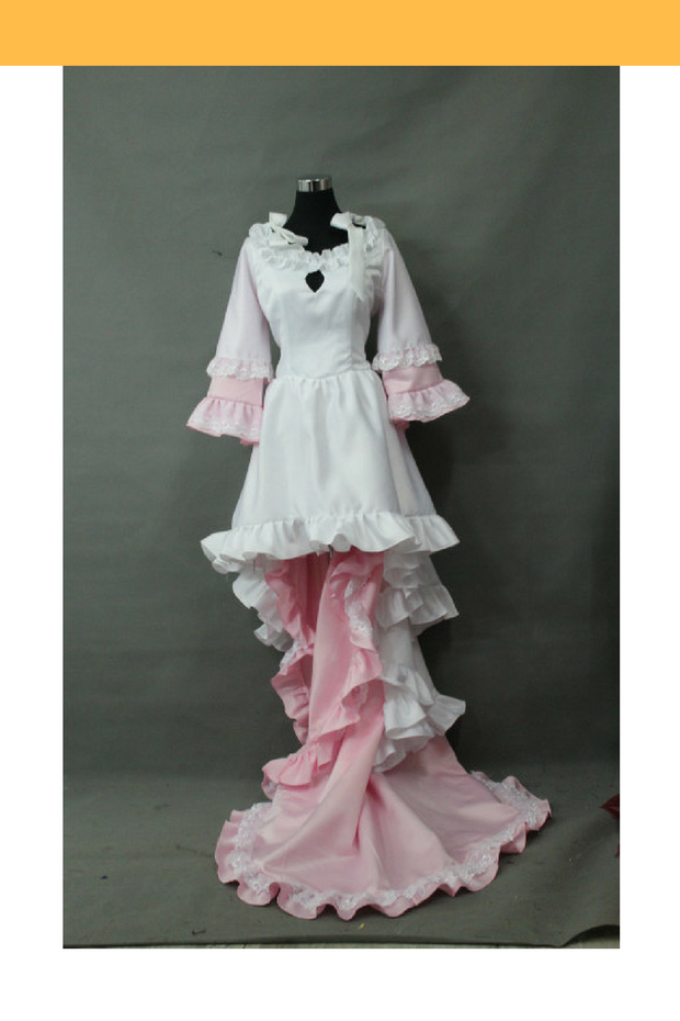 Cosrea P-T Puella Magi Madoka Ultimate Matte Satin With Lace Trim Cosplay Costume