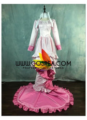 Cosrea P-T Puella Magi Madoka Ultimate Satin With Extended Train Cosplay Costume