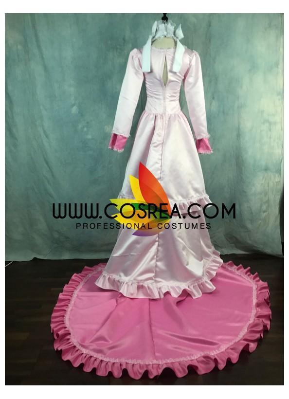 Cosrea P-T Puella Magi Madoka Ultimate Satin With Extended Train Cosplay Costume