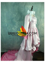 Cosrea P-T Puella Magi Madoka Ultimate Satin With Extended Train Cosplay Costume