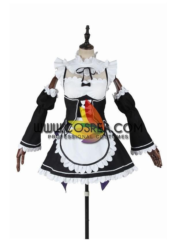 Cosrea P-T Re Zero Rem Ram Maid Cosplay Costume